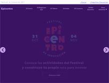Tablet Screenshot of epicentrofestival.com